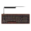 SHARKOON SKILLER SGK50 S2 WOOD PBT GAMING BILLENTYŰZET BROWN/FEKETE, UK