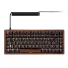 SHARKOON SKILLER SGK50 S3 WOOD PBT GAMING BILLENTYŰZET BROWN/FEKETE, UK