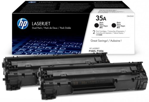 HP CB435AD NO.35AD FEKETE (2X1,5K) EREDETI DUOPACK (CB435AD)