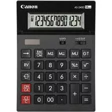 CANON AS-2400 ASZTALI SZÁMOLÓGÉP, FEKETE