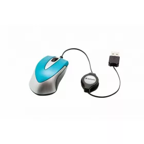 VERBATIM GO MINI OPTICAL TRAVEL EGÉR, CARIBBEAN BLUE