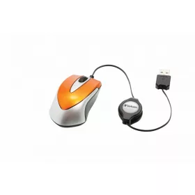 VERBATIM GO MINI OPTICAL TRAVEL EGÉR, VOLCANIC ORANGE
