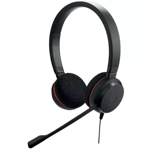 JABRA EVOLVE 20 MS STEREO USB C/A, FEKETE