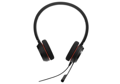 JABRA EVOLVE 20 UC DUO USB HEADSET/FEJHALLGATÓ, FEKETE