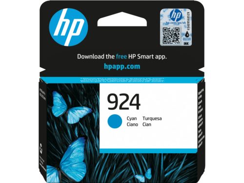 HP 4K0U3NE NO.924 CIÁN EREDETI TINTAPATRON