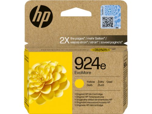 HP 4K0U9NE NO.924E SÁRGA EREDETI TINTAPATRON