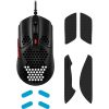 HYPERX PULSEFIRE HASTE VEZETÉKES GAMER EGÉR, FEKETE-PIROS (4P5E3AA)