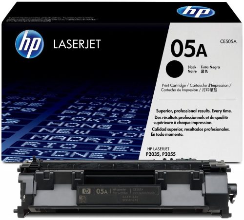 HP CE505A NO.05A FEKETE (2,3K) EREDETI TONER (CE505A)