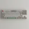AKKO 5087B PLUS 9009 RETRO CS WINE RED RGB BILLENTYŰZET FEHÉR, UK