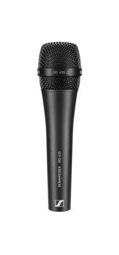 SENNHEISER MD 435 PROFESSZIONÁLIS SZÍNPADI DINAMIKUS ÉNEKMIKROFON, FEKETE