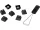 HP HYPERX FULL KEY SET KEYCAPS PBT FEKETE