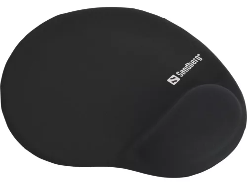 SANDBERG GEL WITH WRIST REST EGÉRPAD BLACK