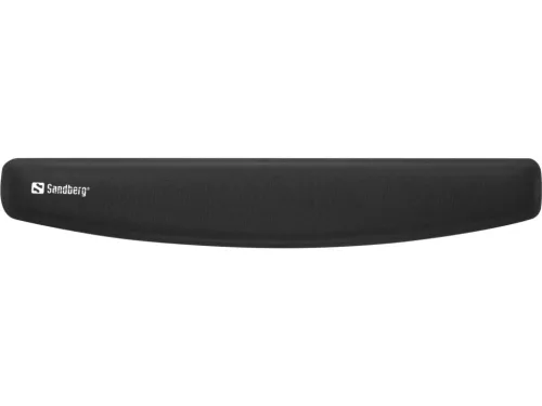 SANDBERG MEMORY FOAM WRIST REST 48CM FEKETE