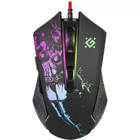 DEFENDER SIN'SISTER GM-933 RGB GAMER EGÉR, BLACK
