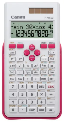 CANON F-715SG TUDOMÁNYOS SZÁMOLÓGÉP, FEHÉR-MAGENTA