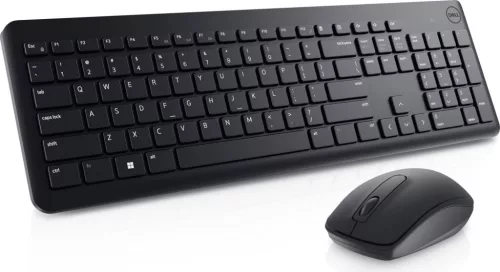DELL KM3322W WIRELESS BILLENTYŰZET + EGÉR FEKETE, UK