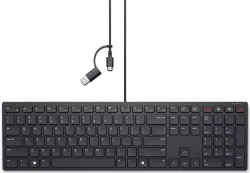 DELL KB525C BILLENTYŰZET FEKETE, HU