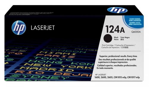 HP Q6000A NO.124A FEKETE (2,5K) EREDETI TONER (Q6000A)