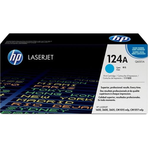 HP Q6001A NO.124A CIÁN (2K) EREDETI TONER (Q6001A)