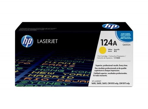 HP Q6002A NO.124A SÁRGA (2K) EREDETI TONER (Q6002A)