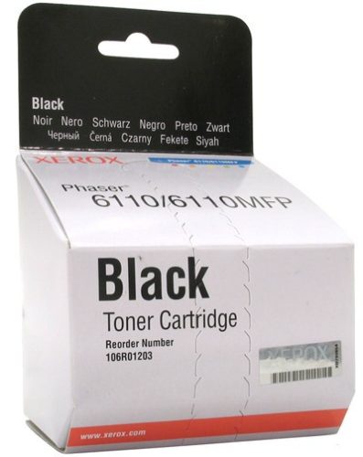 XEROX 6110 FEKETE EREDETI TONER (106R01203) LEÉRTÉKELT (DOBOZSÉRÜLT)