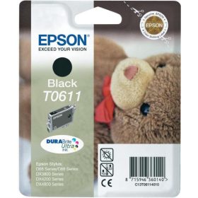 EPSON T0611 C13T06114010) (8ML) FEKETE EREDETI TINTAPATRON