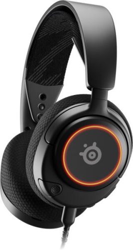 STEELSERIES ARCTIS NOVA 3 GAMER HEADSET, FEKETE (61631)