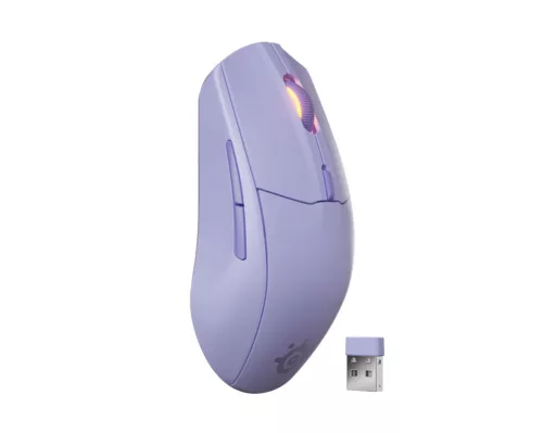 STEELSERIES RIVAL 3 GEN 2 GAMER WIRELESS BLUETOOTH EGÉR, LAVENDER
