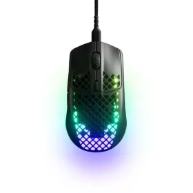   STEELSERIES AEROX 3, USB, ONYX EDITION (2022), GAMER EGÉR, FEKETE (62611/62599)