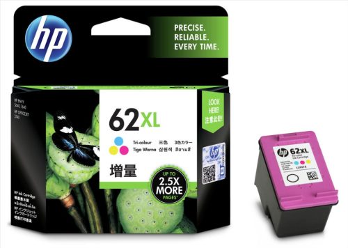 HP C2P07AE NO.62XL SZÍNES (11,5ML) EREDETI TINTAPATRON (C2P07AE) LEÉRTÉKELT (LEJÁRAT 2024 JANUÁR)
