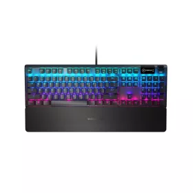   STEELSERIES APEX 3 HYBRID MECHANIKUS GAMING BILLENTYŰZET FEKETE, UK