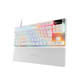   STEELSERIES APEX PRO TKL GEN 3 GAMING BILLENTYŰZET FEHÉR, UK