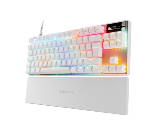 STEELSERIES APEX PRO TKL GEN 3 GAMING BILLENTYŰZET FEHÉR, UK