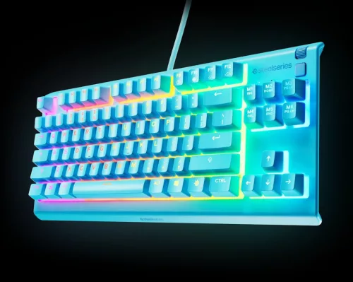 STEELSERIES APEX 3 TKL GAMING BILLENTYŰZET AQUA UK
