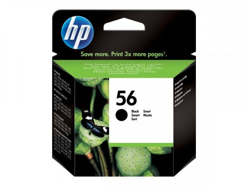 HP C6656AE NO.56 FEKETE (19ML) EREDETI TINTAPATRON (C6656AE)