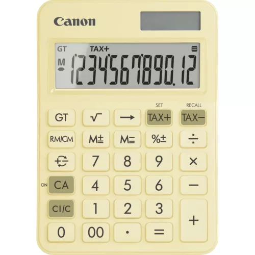 CANON LS-125KB-PYL ASZTALI SZÁMOLÓGÉP, PASZTEL SÁRGA