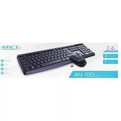IMICE AN-100 WIRELESS BILLENTYŰZET + EGÉR FEKETE, HU