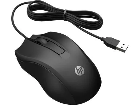 HP 100 VEZETÉKES EGÉR, BLACK