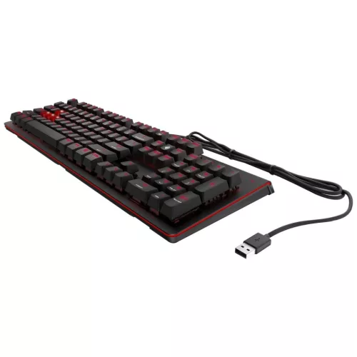 HP OMEN ENCODER CHERRY MX RED GAMING BILLENTYŰZET FEKETE, US