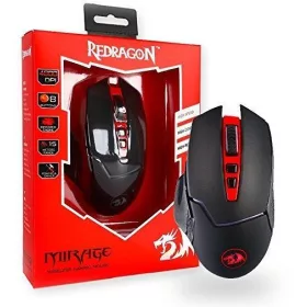 REDRAGON M690 MIRAGE WIRELESS GAMER EGÉR, FEKETE