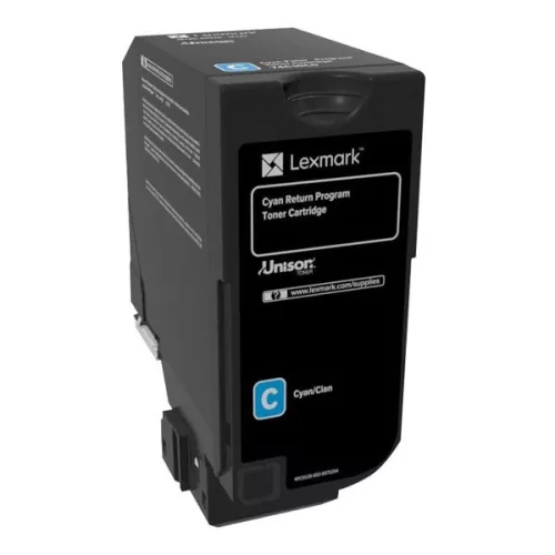 LEXMARK 74C20C0 (1.4K) CIÁN EREDETI TONER (74C20C0)