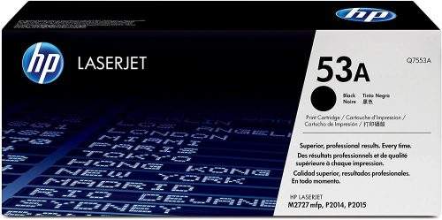 HP Q7553A NO.53A FEKETE (3K) EREDETI TONER (Q7553A)