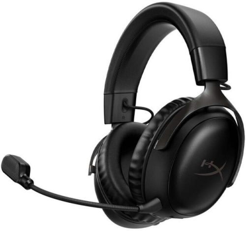HYPERX CLOUD III WIRELESS GAMER FEJHALLGATÓ FEKETE (77Z45AA)