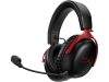 HYPERX CLOUD III WIRELESS GAMER FEJHALLGATÓ FEKETE-PIROS (77Z46AA) (BONTOTT DOBOZ)