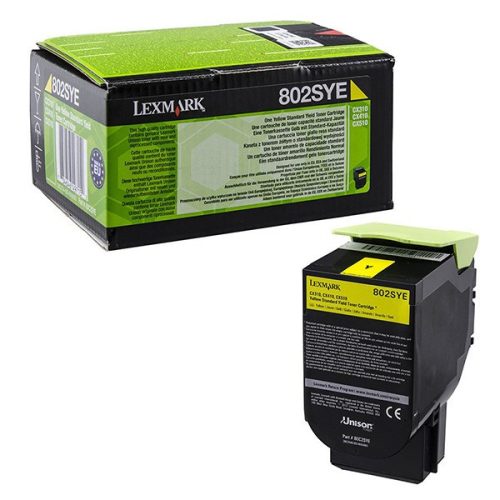 LEXMARK CX310/410 (2K) SÁRGA EREDETI TONER (80C25YE)