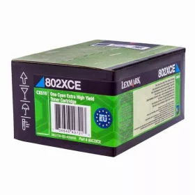 LEXMARK CX510 (4K) CIÁN EREDETI TONER (80C2XCE)