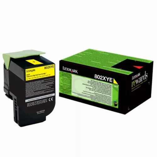 LEXMARK CX510 (4K) SÁRGA EREDETI TONER (80C2XYE)
