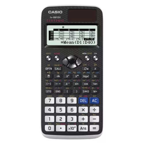 CASIO FX-991 DEX TUDOMÁNYOS SZÁMOLÓGÉP, FEKETE