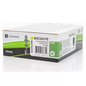 LEXMARK CX725 (12K) SÁRGA EREDETI TONER (84C2HYE)