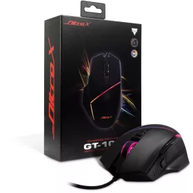 INTER-TECH NITROX GT-100 RGB GAMER EGÉR, BLACK